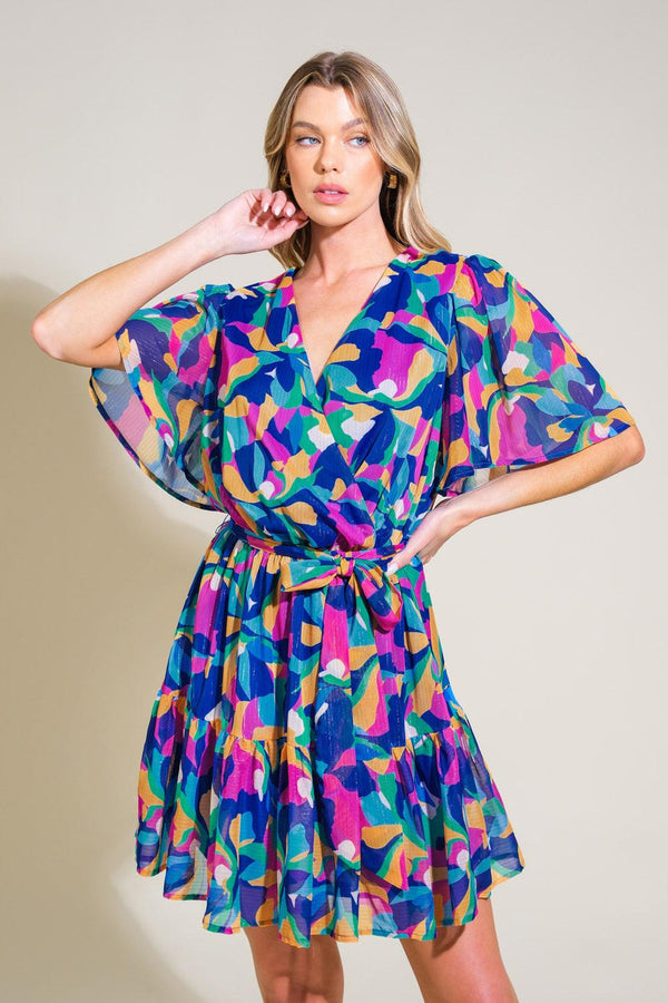 THINK OF ME WOVEN MINI DRESS - Glamourous Grace