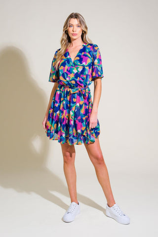 THINK OF ME WOVEN MINI DRESS - Glamourous Grace