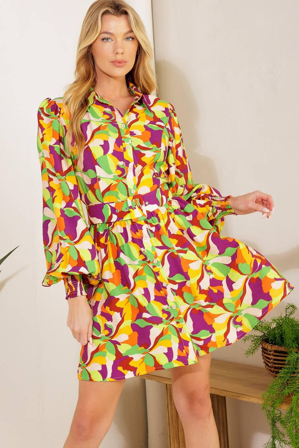 WORLD IS YOUR OYSTER WOVEN MINI DRESS - Glamourous Grace