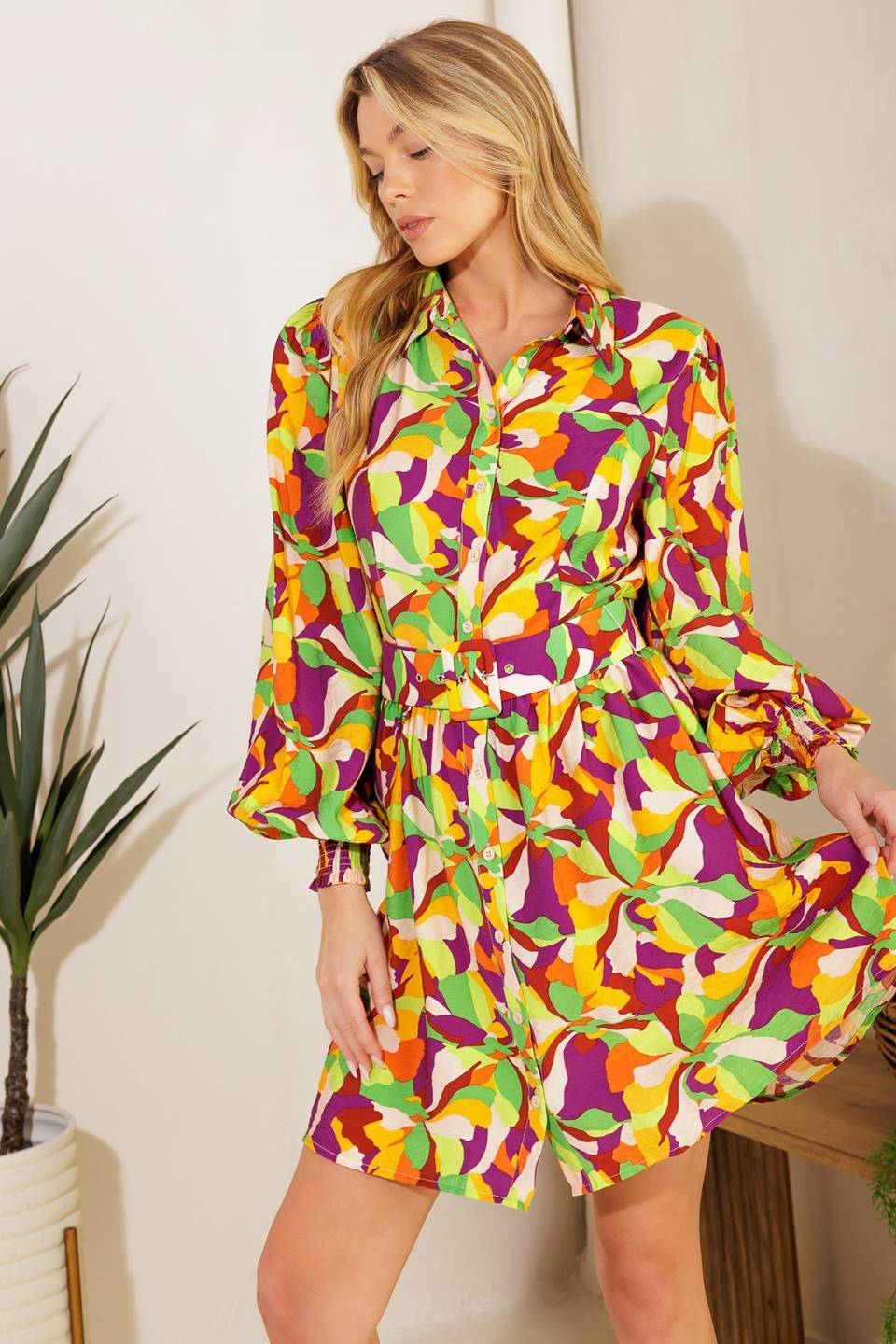 WORLD IS YOUR OYSTER WOVEN MINI DRESS - Glamourous Grace