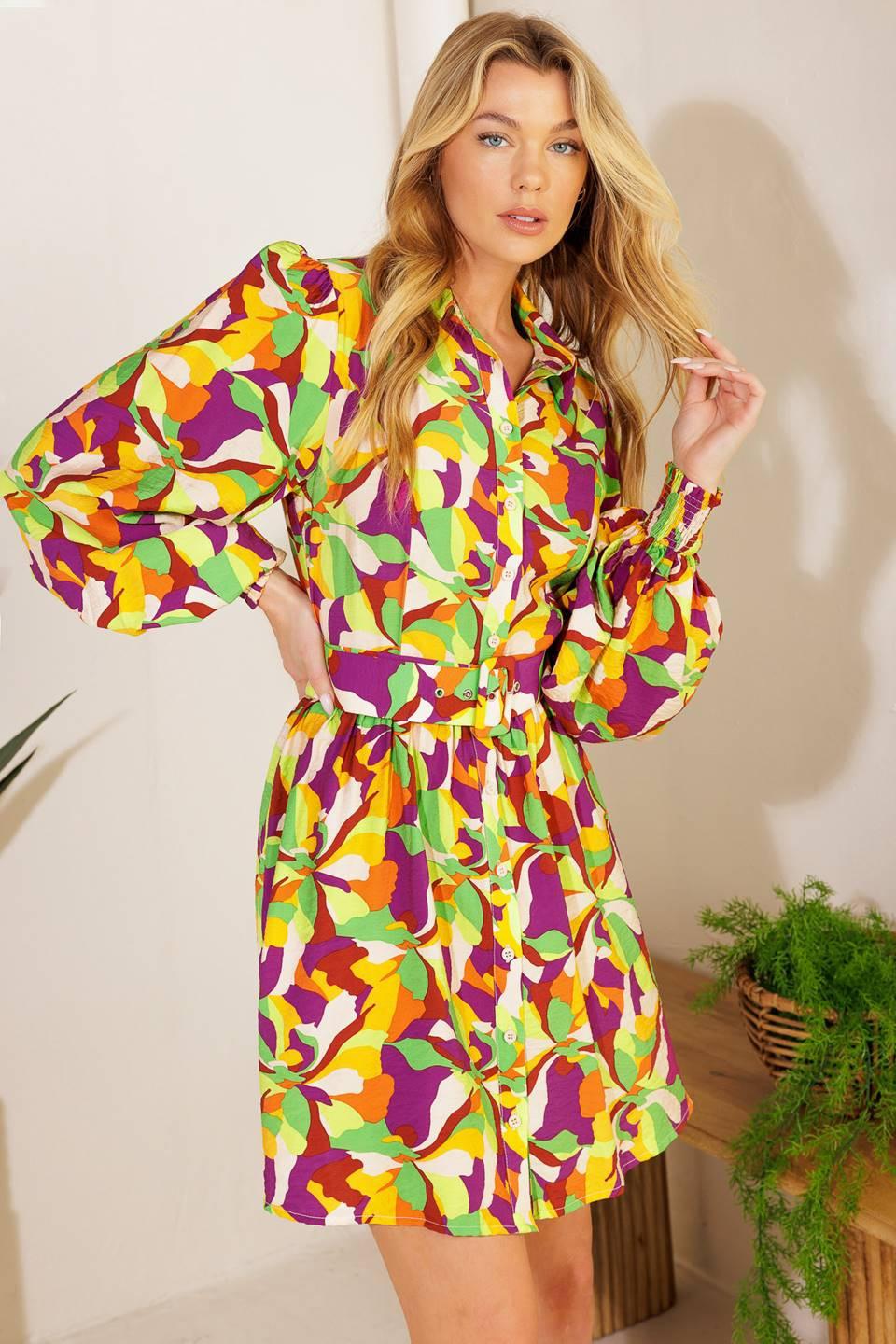 WORLD IS YOUR OYSTER WOVEN MINI DRESS - Glamourous Grace