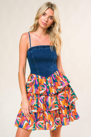 LACED IN LOVE WOVEN MINI DRESS - Glamourous Grace