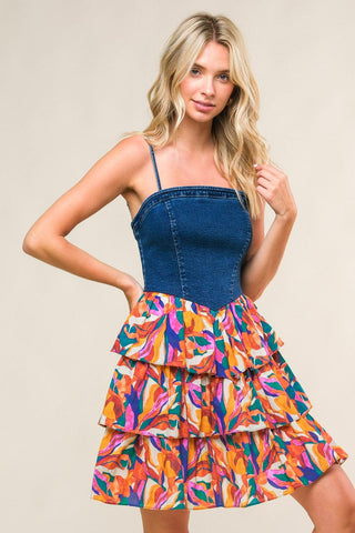 LACED IN LOVE WOVEN MINI DRESS - Glamourous Grace