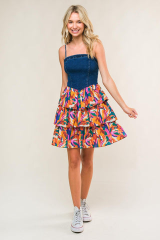 LACED IN LOVE WOVEN MINI DRESS - Glamourous Grace