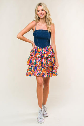 LACED IN LOVE WOVEN MINI DRESS - Glamourous Grace