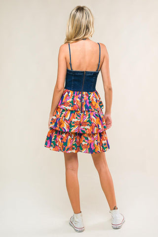LACED IN LOVE WOVEN MINI DRESS - Glamourous Grace