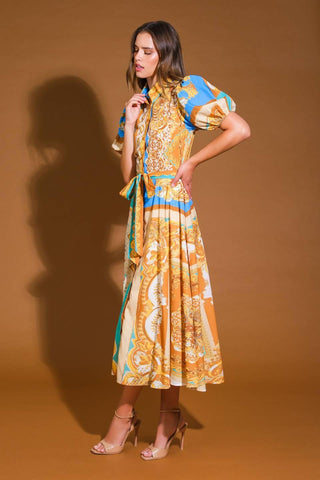 UNBELIEVABLY LOVELY WOVEN MIDI DRESS - Glamourous Grace