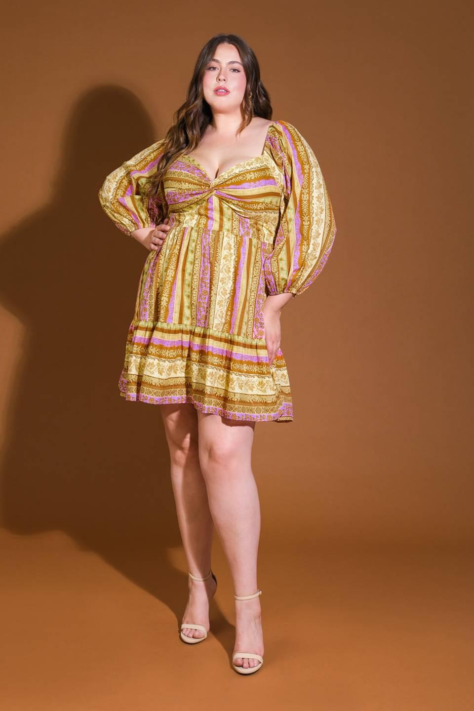 ALL MY PRIDE WOVEN MINI DRESS - Glamourous Grace
