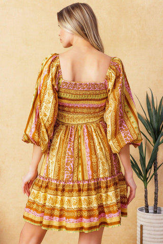 ALL MY PRIDE WOVEN MINI DRESS - Glamourous Grace