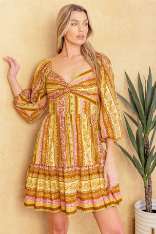 ALL MY PRIDE WOVEN MINI DRESS - Glamourous Grace
