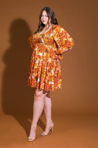 STYLISH CERTAINTY WOVEN MINI DRESS - Glamourous Grace