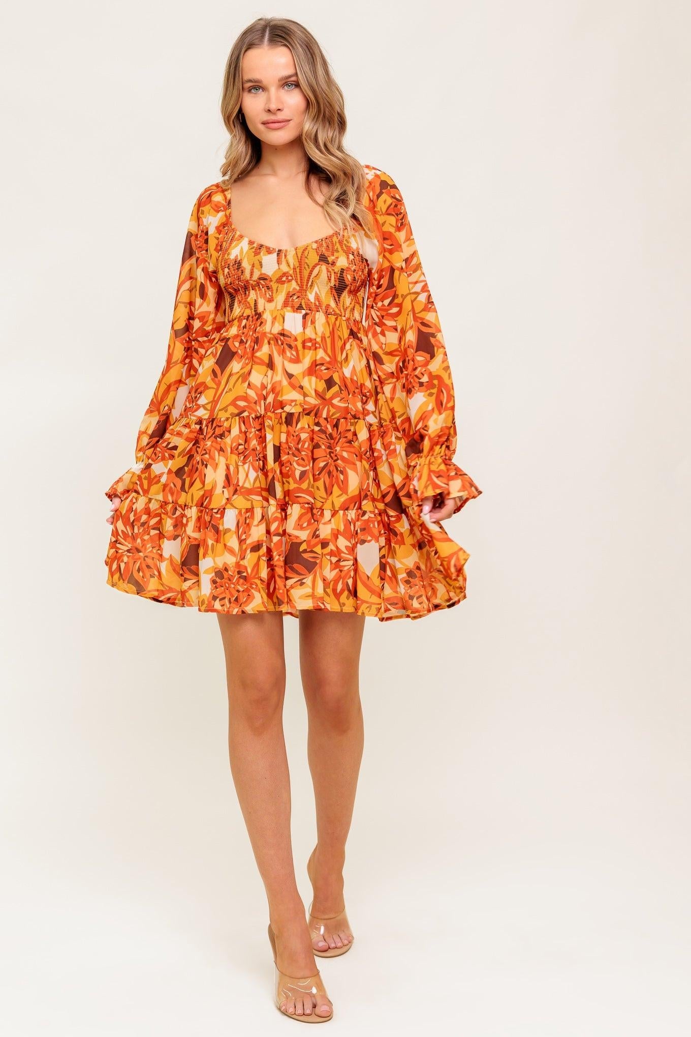 STYLISH CERTAINTY WOVEN MINI DRESS - Glamourous Grace