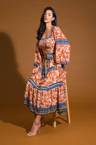 BITTER SWEET WOVEN MIDI DRESS - Glamourous Grace