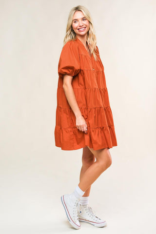 MISS AMERICAN PIE WOVEN MINI DRESS - Glamourous Grace