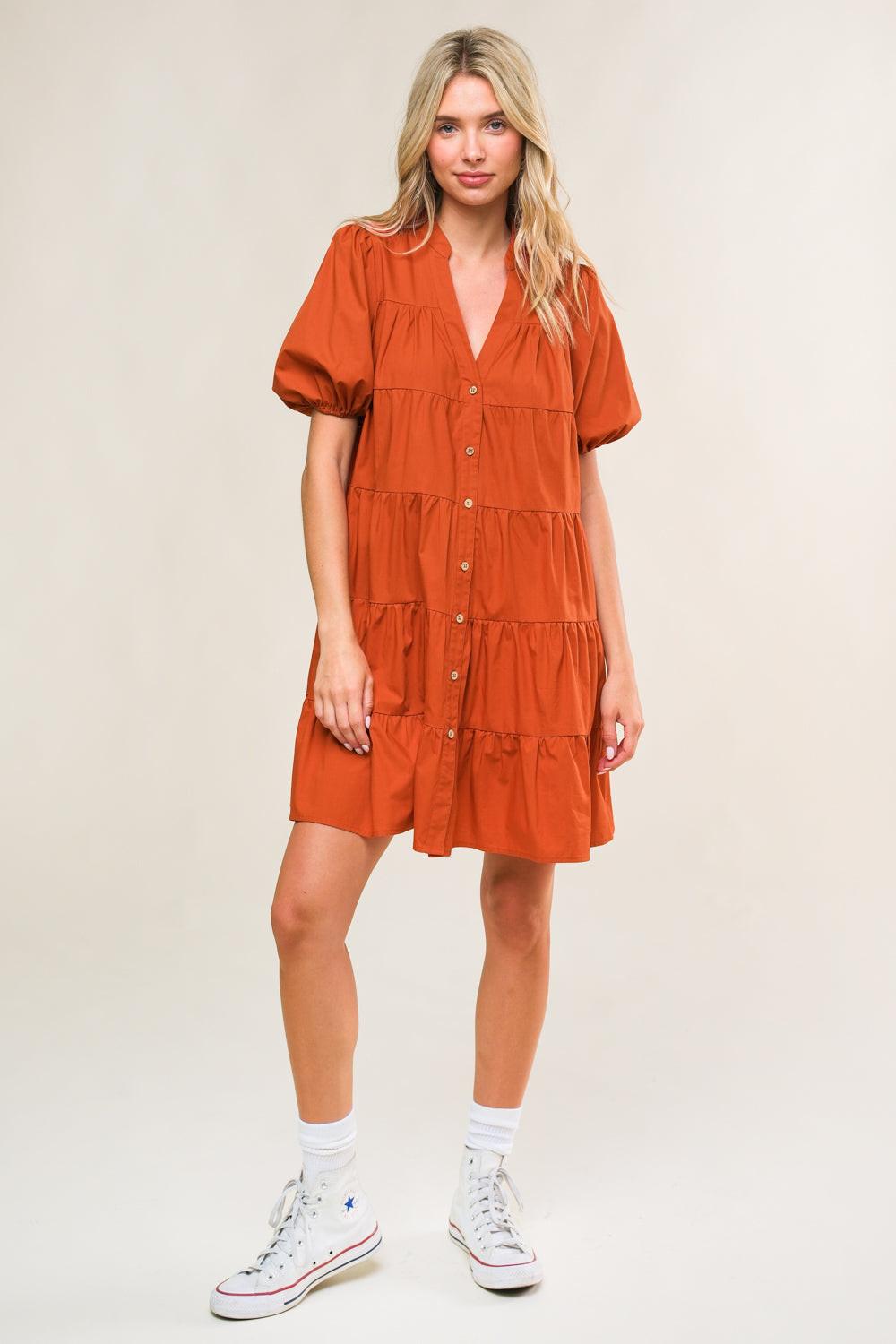 MISS AMERICAN PIE WOVEN MINI DRESS - Glamourous Grace