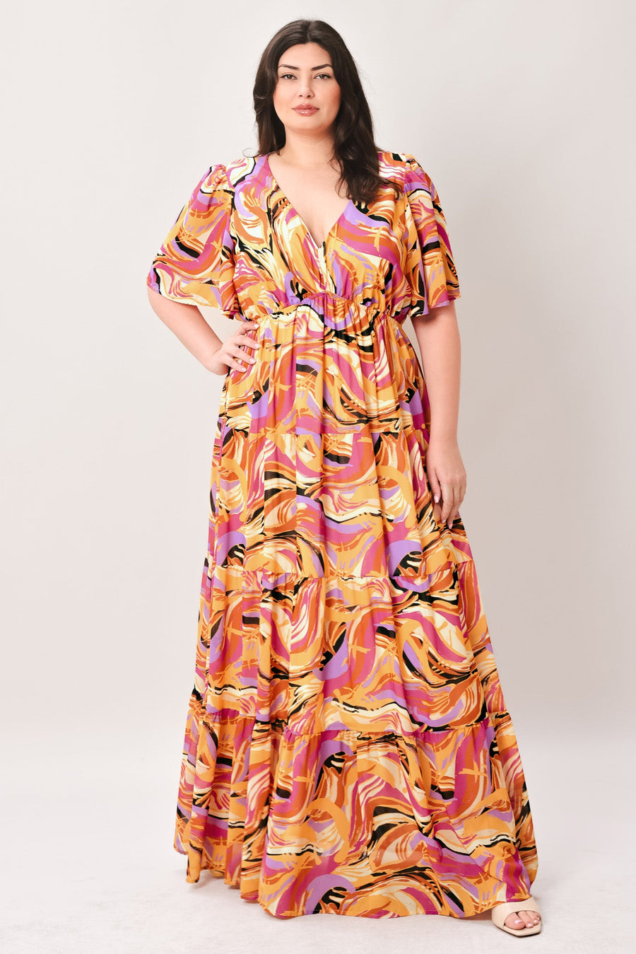 REFRESHING VIBE WOVEN MAXI DRESS - Glamourous Grace