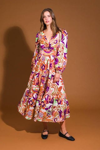 BLOSSOM BEAUTY WOVEN MIDI DRESS - Glamourous Grace