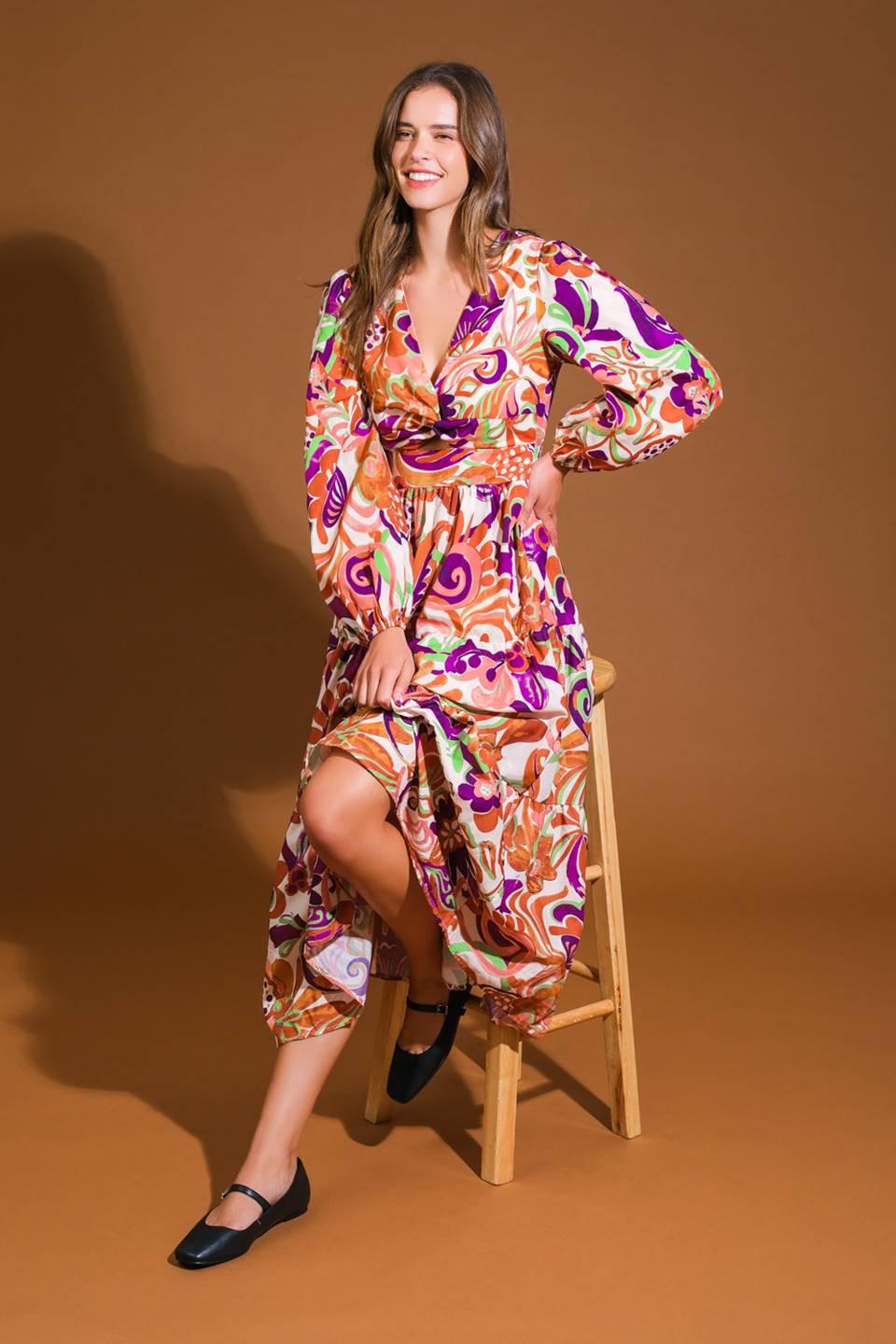 BLOSSOM BEAUTY WOVEN MIDI DRESS - Glamourous Grace