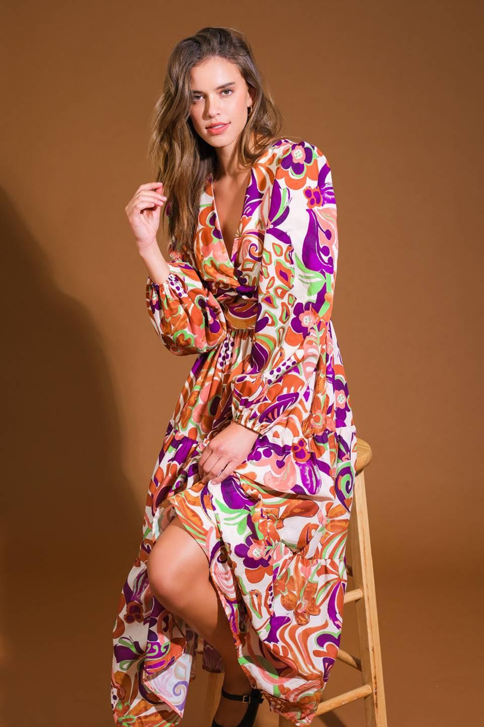 BLOSSOM BEAUTY WOVEN MIDI DRESS - Glamourous Grace