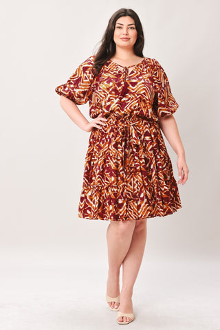 FLORA HARMONY WOVEN MINI DRESS - Glamourous Grace