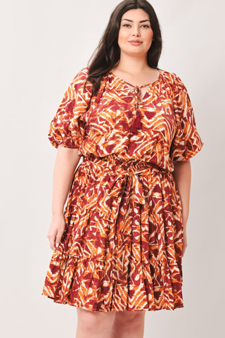 FLORA HARMONY WOVEN MINI DRESS - Glamourous Grace