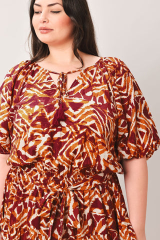 FLORA HARMONY WOVEN MINI DRESS - Glamourous Grace