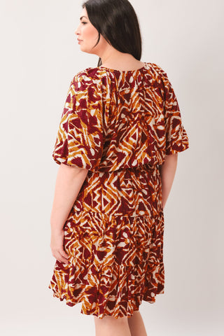 FLORA HARMONY WOVEN MINI DRESS - Glamourous Grace