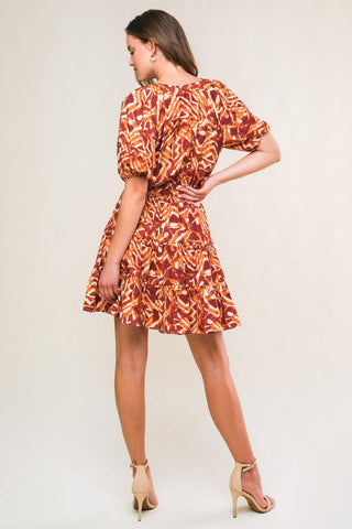 FLORA HARMONY WOVEN MINI DRESS - Glamourous Grace