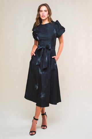 GARDEN GRACE TWILL MIDI DRESS - Glamourous Grace