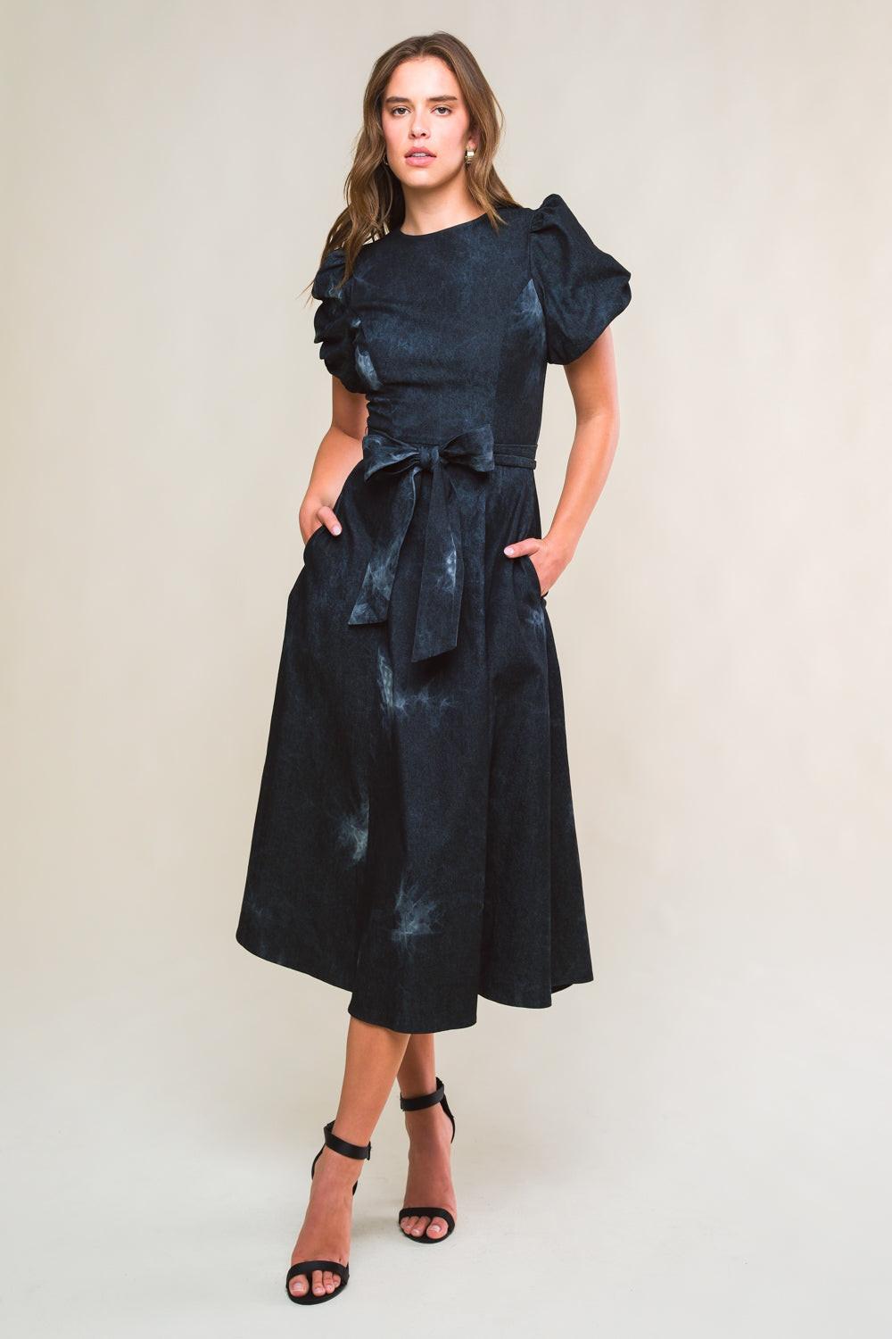 GARDEN GRACE TWILL MIDI DRESS - Glamourous Grace