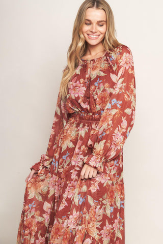 FOREST PARK WOVEN MIDI DRESS - Glamourous Grace