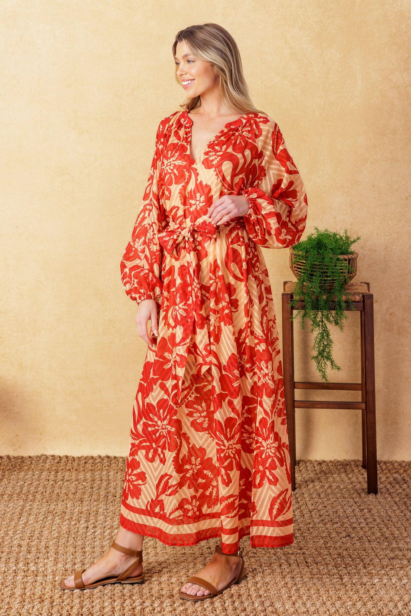 BACK IN ACTION WOVEN MIDI DRESS - Glamourous Grace
