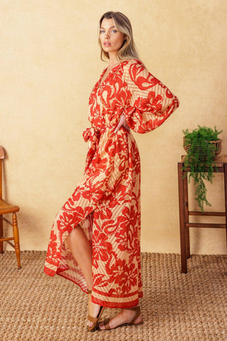 BACK IN ACTION WOVEN MIDI DRESS - Glamourous Grace