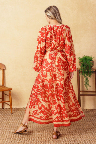 BACK IN ACTION WOVEN MIDI DRESS - Glamourous Grace