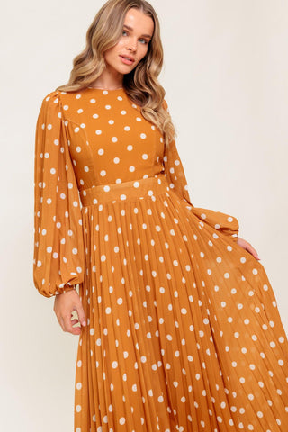 MOMENT MAKER WOVEN MIDI DRESS - Glamourous Grace