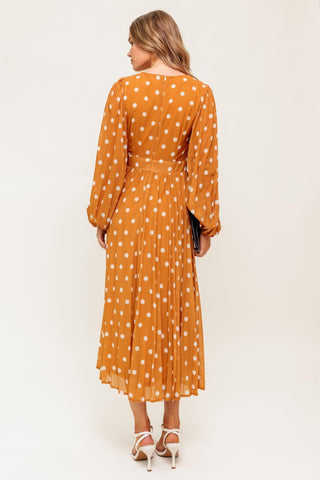 MOMENT MAKER WOVEN MIDI DRESS - Glamourous Grace