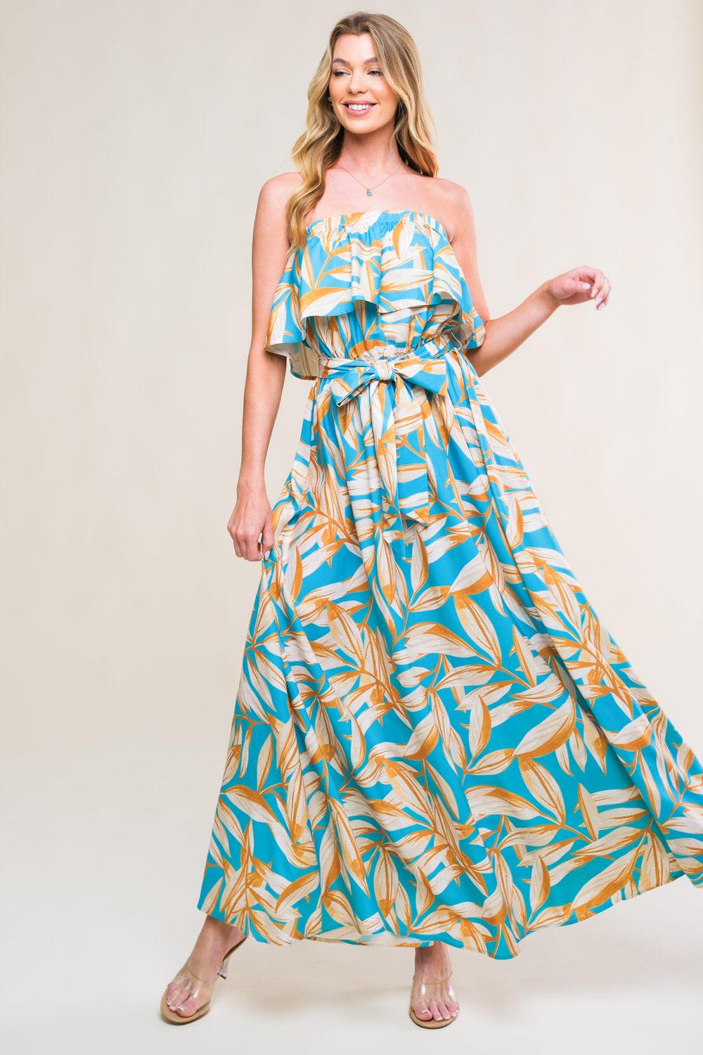 BLOSSOM IN TIME WOVEN MIDI DRESS - Glamourous Grace