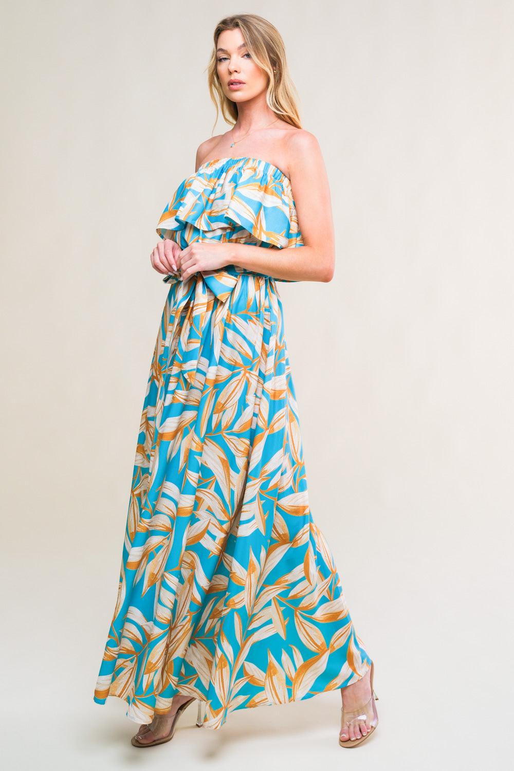 BLOSSOM IN TIME WOVEN MIDI DRESS - Glamourous Grace
