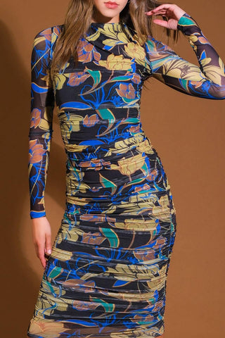 GARDEN BLOOM WOVEN MIDI DRESS - Glamourous Grace