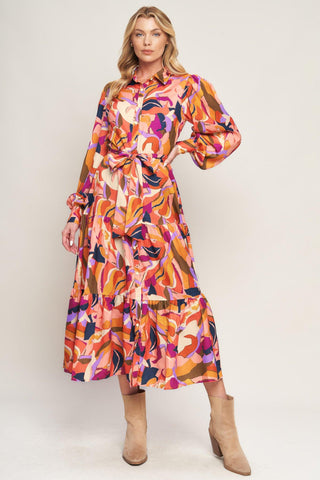 ROSEWOOD ROMANCE WOVEN MIDI DRESS - Glamourous Grace