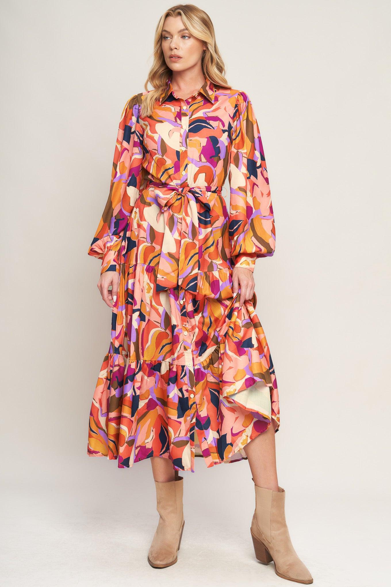 ROSEWOOD ROMANCE WOVEN MIDI DRESS - Glamourous Grace