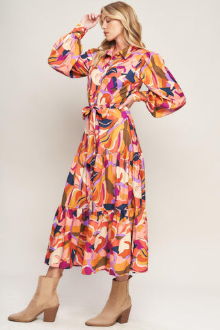 ROSEWOOD ROMANCE WOVEN MIDI DRESS - Glamourous Grace