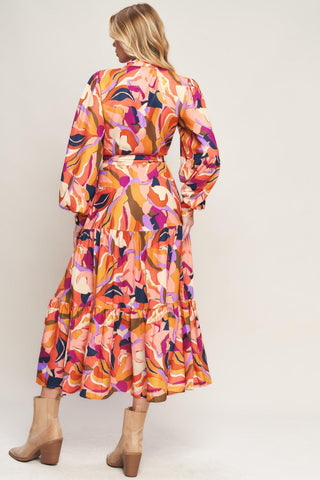 ROSEWOOD ROMANCE WOVEN MIDI DRESS - Glamourous Grace