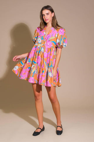 MOMENTOUS CUTENESS WOVEN MINI DRESS - Glamourous Grace