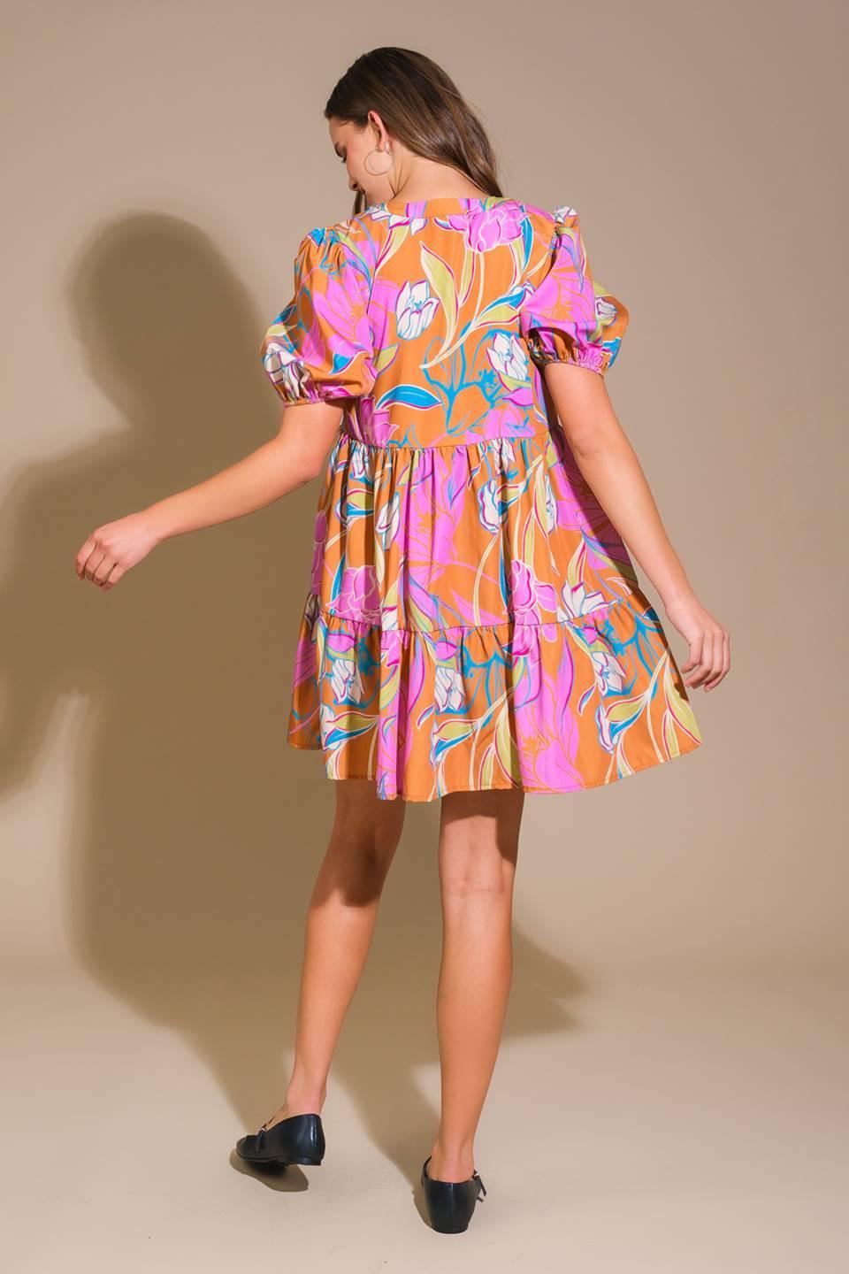MOMENTOUS CUTENESS WOVEN MINI DRESS - Glamourous Grace