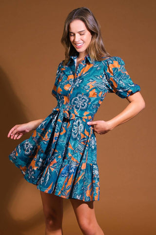 FLOWER GIRL WOVEN MINI DRESS - Glamourous Grace