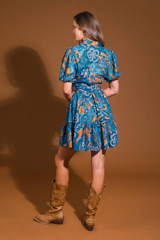 FLOWER GIRL WOVEN MINI DRESS - Glamourous Grace