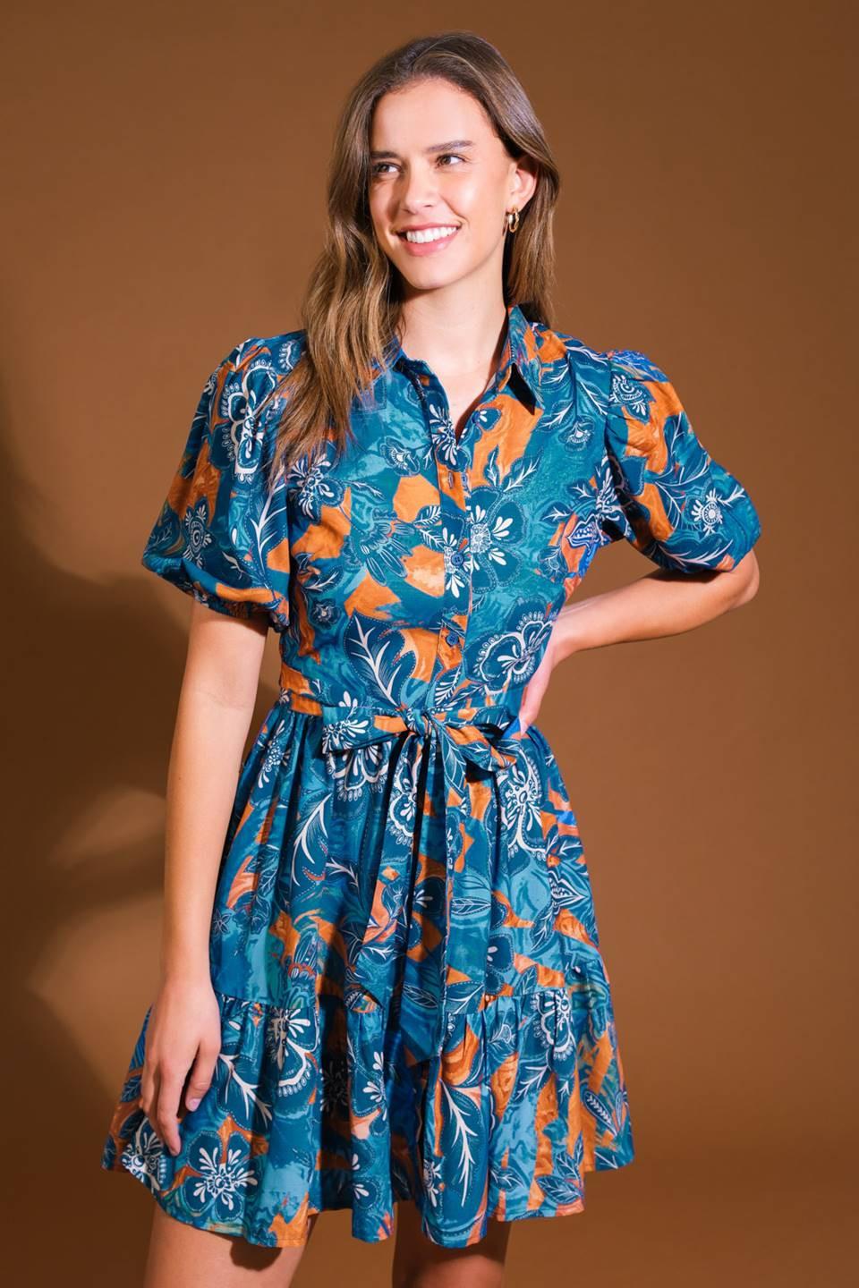 FLOWER GIRL WOVEN MINI DRESS - Glamourous Grace