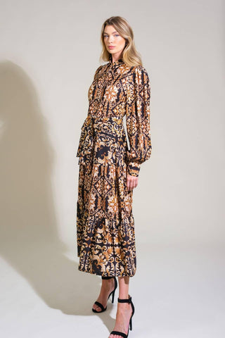 CELESTIAL BEAUTY WOVEN MIDI DRESS - Glamourous Grace