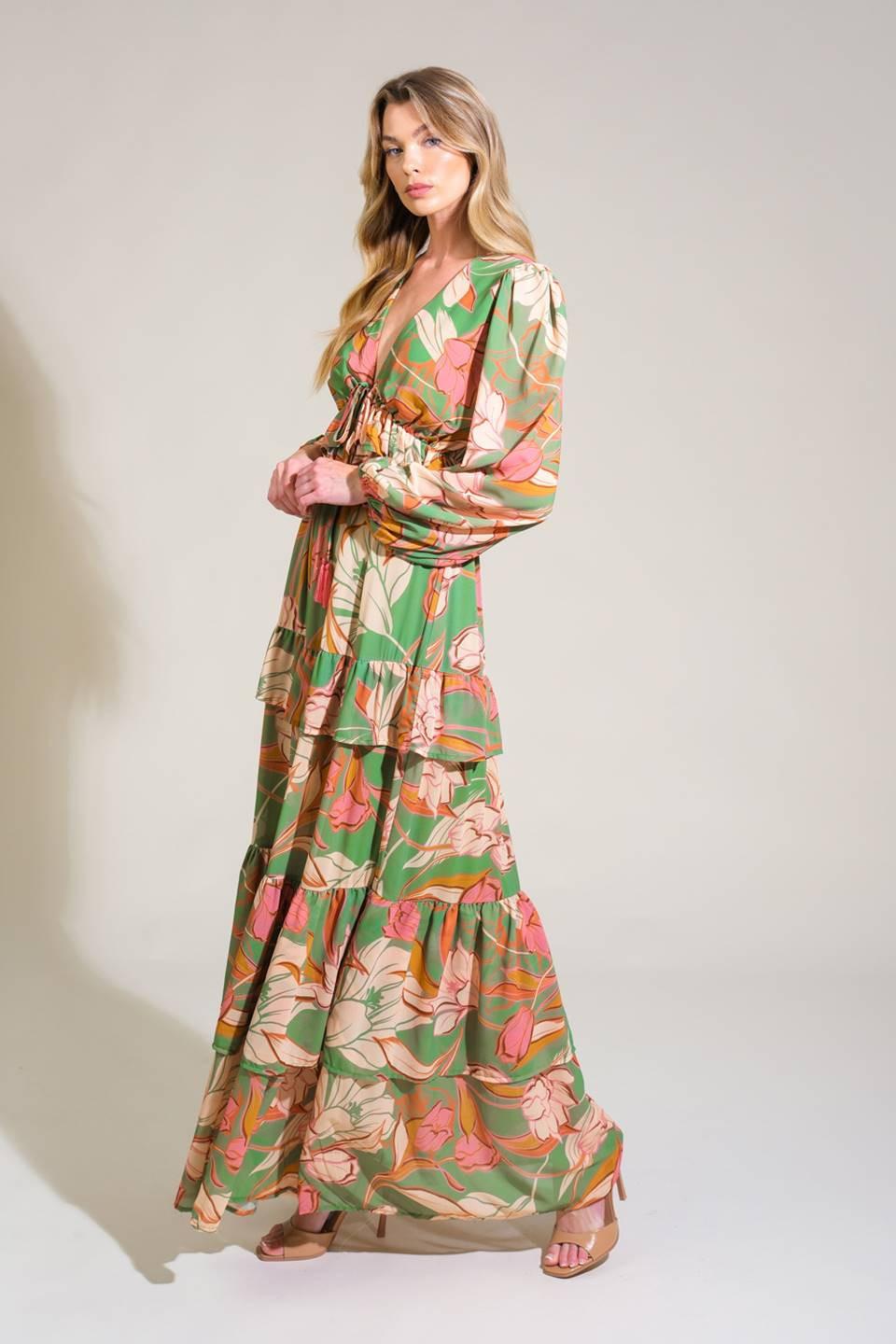 GRACE IN EVERY STEP WOVEN MAXI DRESS - Glamourous Grace
